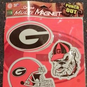 Georgia Bull Dogs NCAA Die Cut Magnets